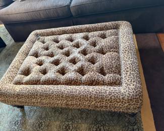 Century Furniture Leopard Ottoman