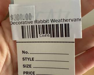 Decorative Rabbit Weathervane