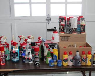 Huge lot of car detailing equipment