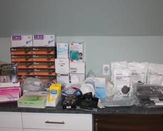 Large Collection of new personal protective equipment
