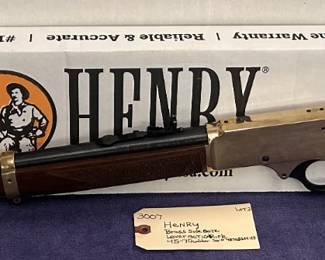 Henry Brass Side Gate 45-70 Lever Action rifle