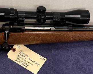 Savage Model III .308win Bolt action rifle w/bushnell scope