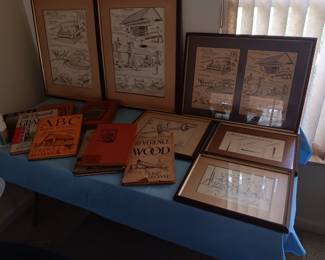 Eric Sloane Collection of artwork, and artist signed books,