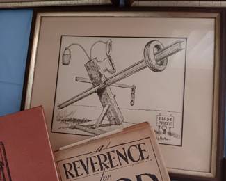 Eric Sloane Collection of artwork, and artist signed books,