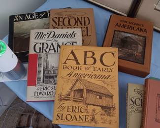 Eric Sloane Collection of artwork, and artist signed books,