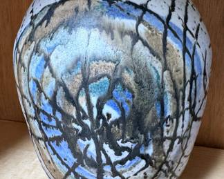 Hand-thrown ceramic vase