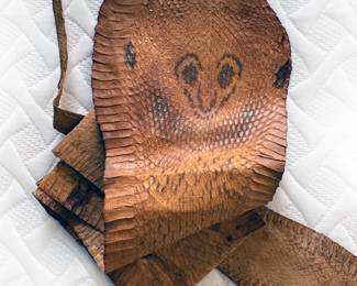Vintage snakeskin