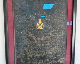 Buddha artwork with gold leaf
