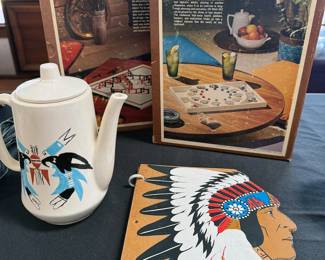 Vintage games + decor