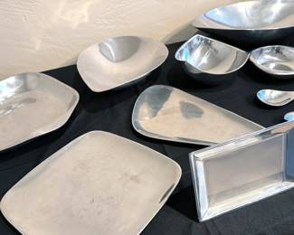 Nambe serving pieces