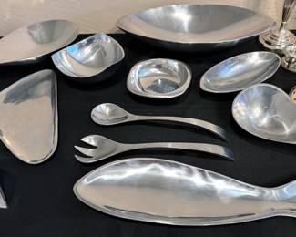 Nambe serving pieces