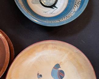 Southwest themed ceramic bowls
