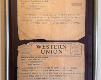 Vintage telegrams