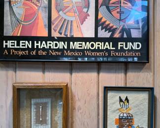 Helen Hardin framed poster