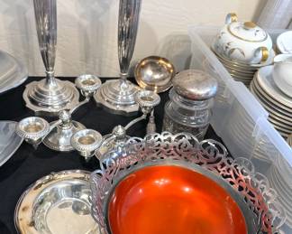 Silver plate items