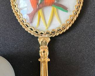 Vintage hand mirror