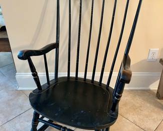 Davidson College rocking chair
