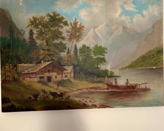 antique oil on canvas