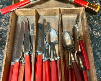 Bakelite handle flatware