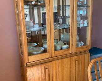 Oak China Cabinet