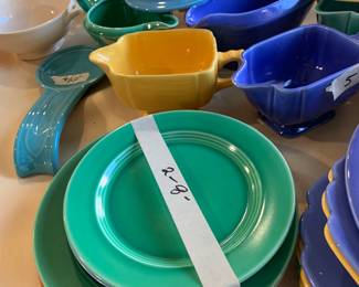 Vintage H.L. Riveira Dishes, Harlequin Dishes