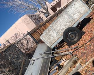 Trailer with new tires