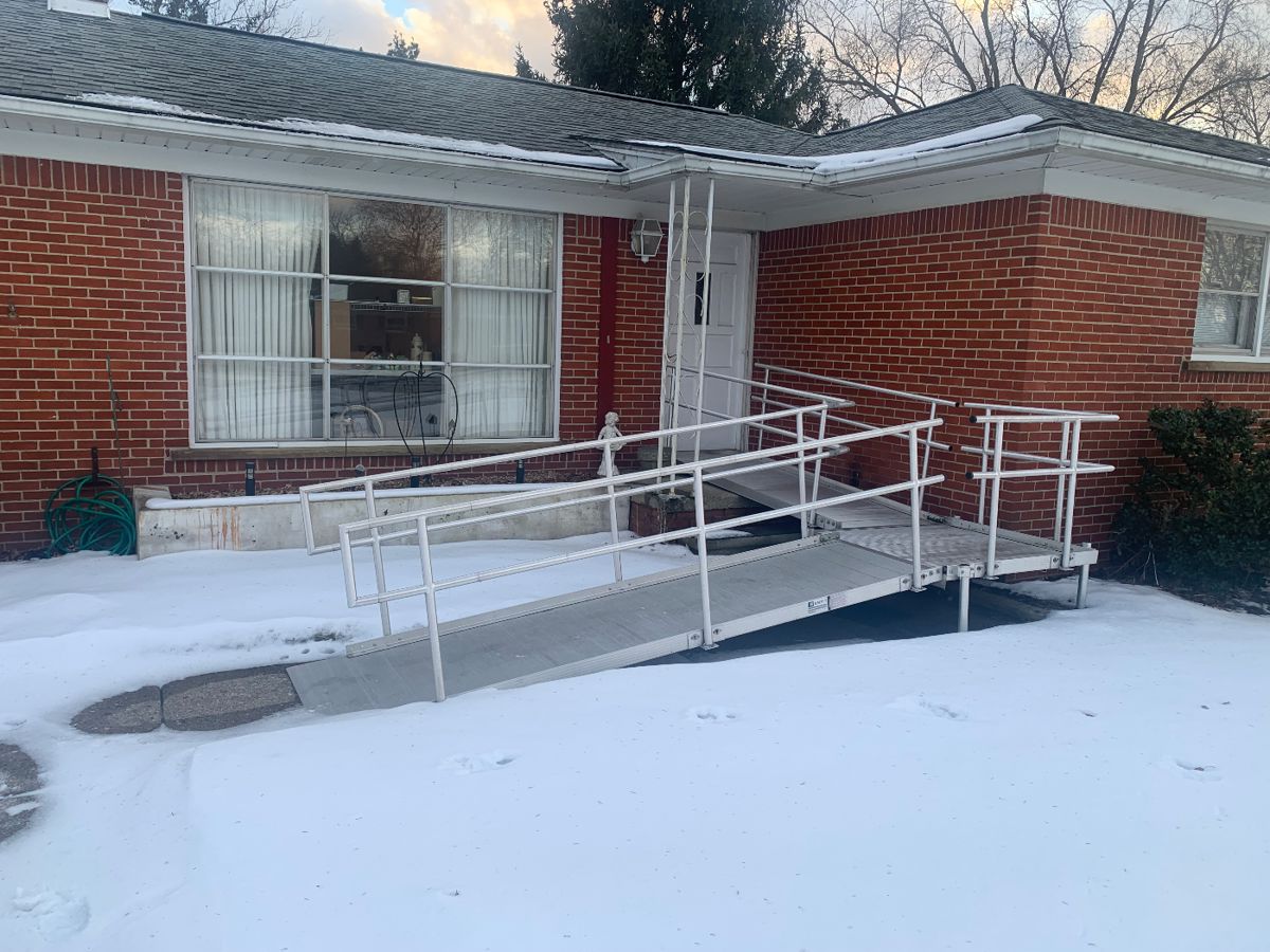 Wheelchair ramp is also for sale