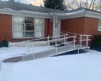 Wheelchair ramp is also for sale