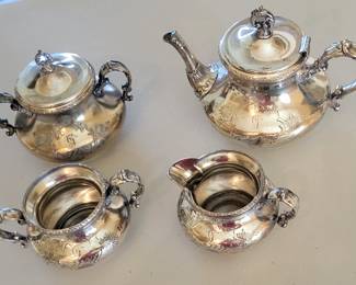 Pairpoint Silverplate Tea Service