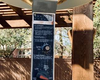 Stainless Large Outdoor Propane Patio Heater.