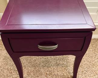 Plum Wood Accent/End Table.