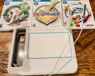 Nintendo Wii uDraw Game Tablet and UDraw Studio Game - Doods Big Adventure - Pictionary Games.