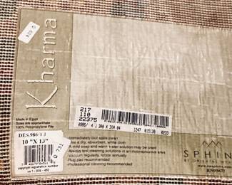 Large Woven Kharma Room Rug 10ft. x 13ft.