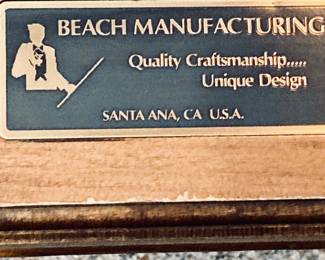 Beach Manufacturing 8ft. Pool Table/Ping Pong Table. Including Paddles/Balls/Cue Sticks and Vinyl Cover.
