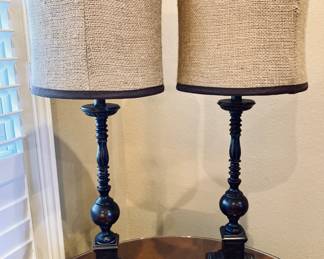 Set of Buffet Table Lamps.