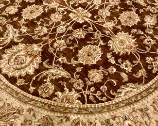 Large Round 160" (5ft 3") Stanley Collection Area Rug.