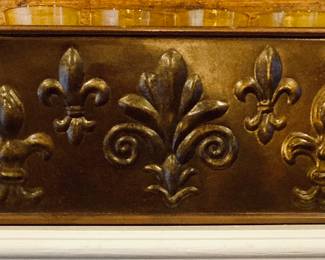 Decorative Brass Candlebox.
