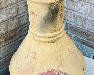 24" Chimenea w/Iron Stand.