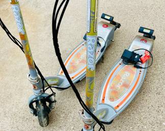 Electric Razor Scooters w/Chargers. 2 Available.