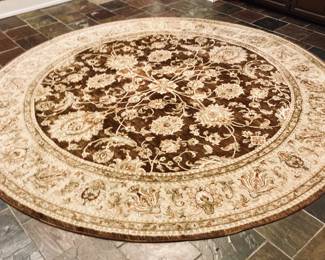 Large Round 160" (5ft 3") Stanley Collection Area Rug.