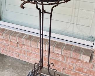 Vintage Wrought Iron Plant Stand