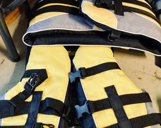 Youth Life Jackets. 4 Available.
