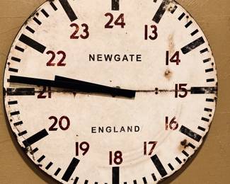 NEWGATE TUBE STATION WALL CLOCK