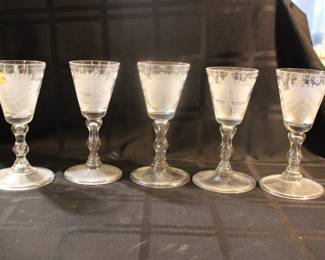 18/19th Polish armorial goblets