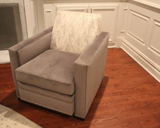 One of a pair of Vanguard "Garvey" chairs