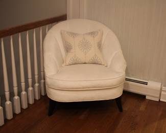 Richard Mishaan modern barrel back chair