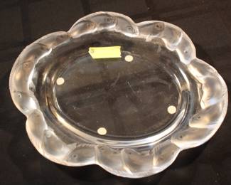 Lalique koi tray