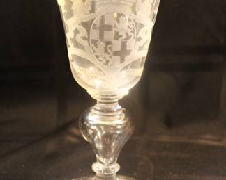 18/19thc armorial goblet