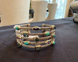 David Yurman Confetti sterling and 18k bracelet