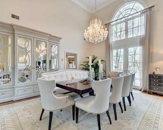 Newly added to the sale - complete contents of great room - living & dining areas!